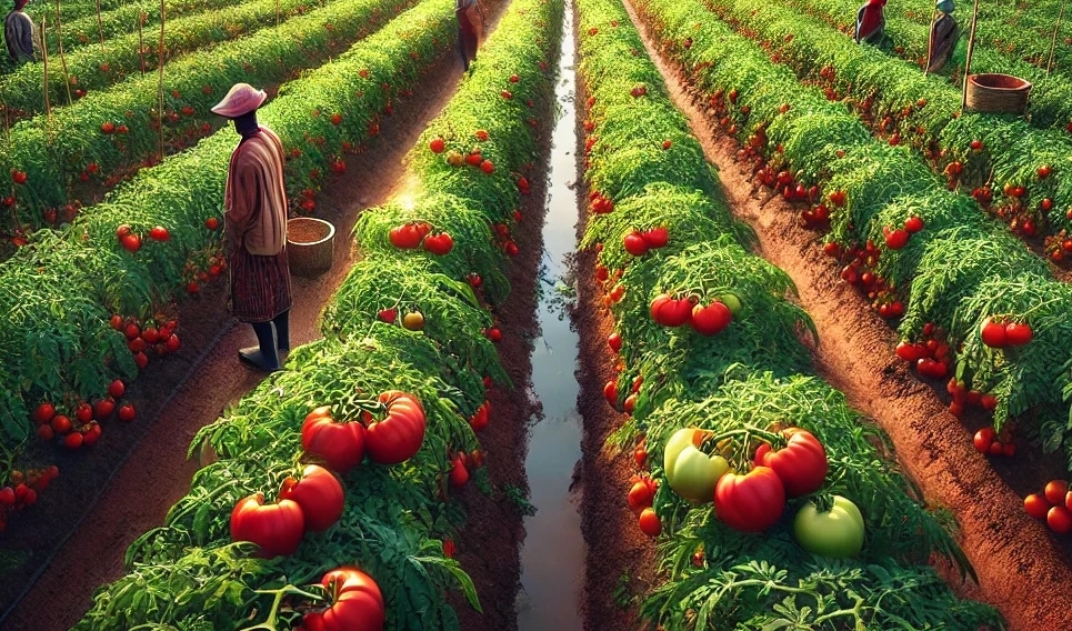 Tomato Field in Parakou